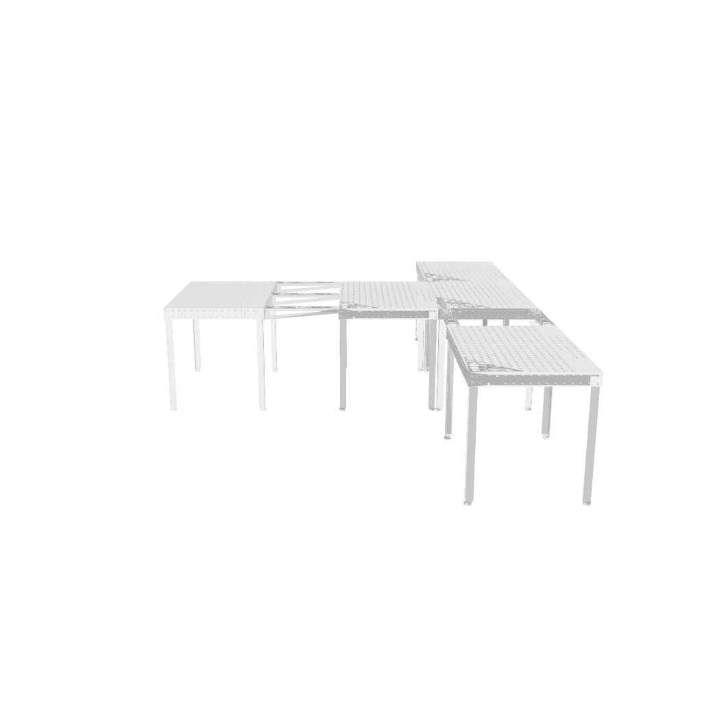 Exemplos de montagem das mesas 3D